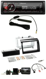 Автомагнитола Pioneer 1-DIN MP3 DAB USB для Fiat Ducato 2012–2015, черный (piano black)