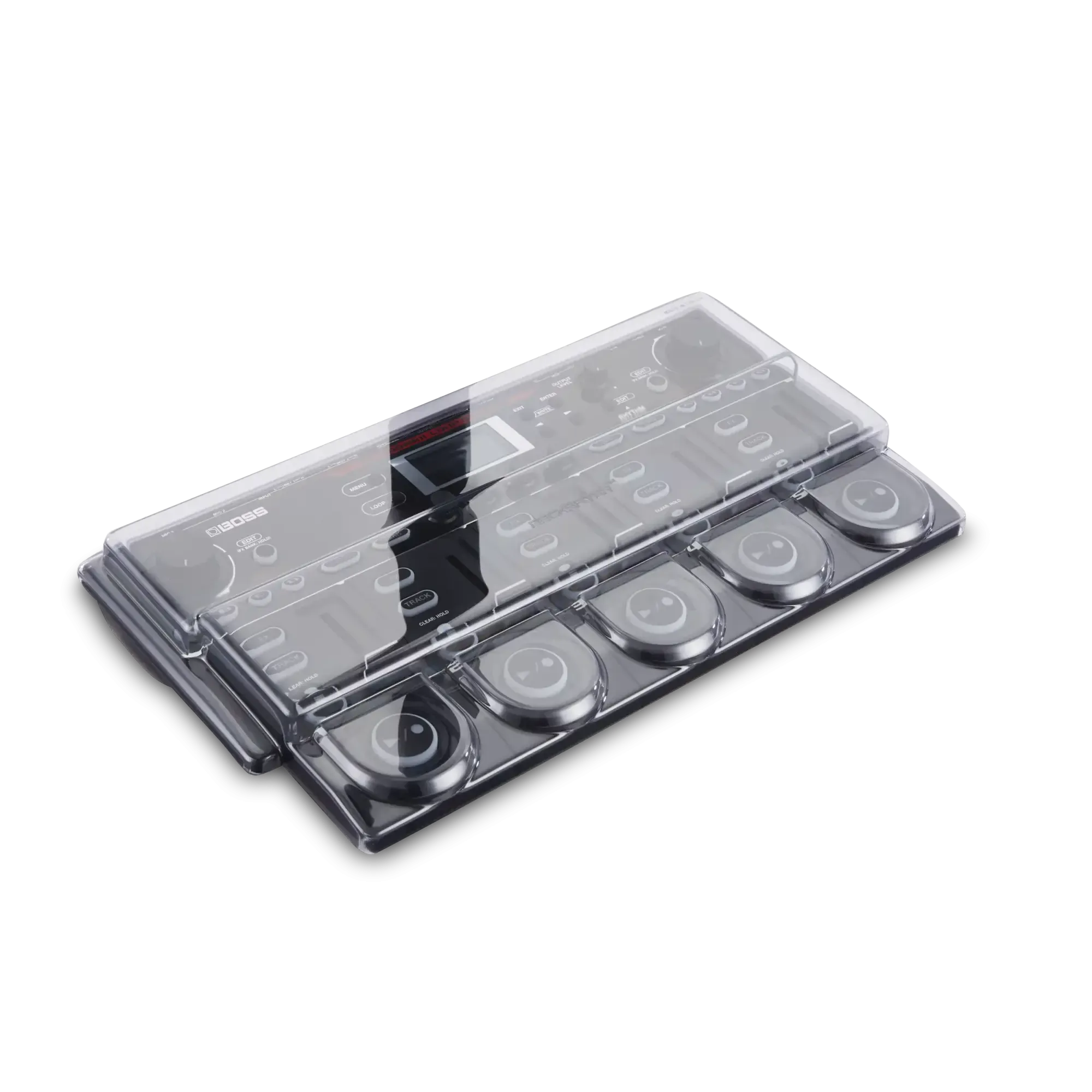 Защитная крышка для музыкального оборудования Decksaver Boss RC-505 MK2 Smoked