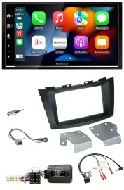Kenwood DAB USB Bluetooth 2DIN Lenkrad Autoradio für Suzuki Swift ab 2011