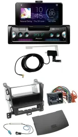 Автомагнитола Pioneer DAB, Bluetooth, MP3, USB для Opel Zafira Tourer (с 2012), чёрный