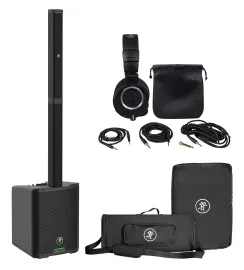 Mackie SRM-Flex 1300 Watt Line Array DJ Speaker PA System w/Sub+M50X Headphones