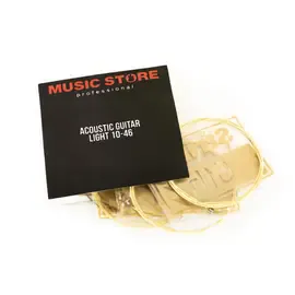 Струны для акустической гитары Music Store Acoustic 80/20 Bronze Light 10-46