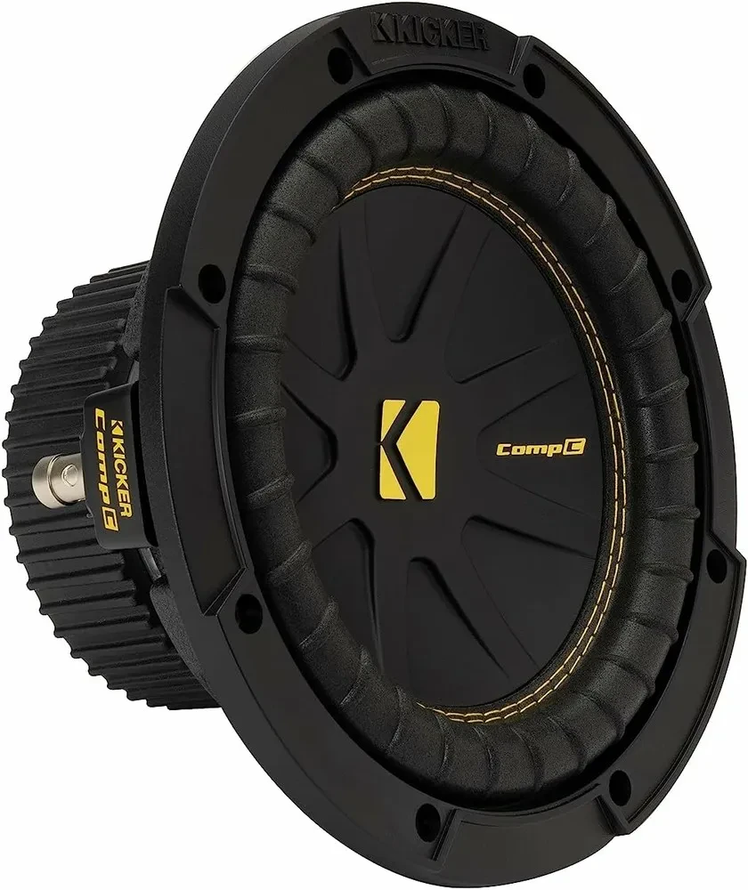Kicker CWCS84 8" CompC Series Single 4-ohm Car Subwoofer Open Box, Great