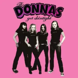 Виниловая пластинка The Donnas – Get Skintight, розовый и фиолетовый винил (Релиз 1999)