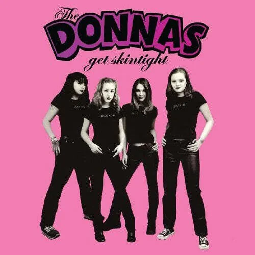 Виниловая пластинка The Donnas – Get Skintight, розовый и фиолетовый винил (Релиз 1999)