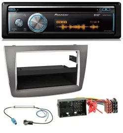 Автомагнитола Pioneer MP3, DAB, USB, CD, Bluetooth для Alfa Romeo Mito (с 2014, 955), серебристая