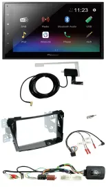 Pioneer DAB Lenkrad Bluetooth 2DIN USB Autoradio für Hyundai i40 11-19 USB AUX K