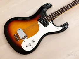 1966 Mosrite Ventures Model Vintage Short Scale Bass Sunburst w/ Case