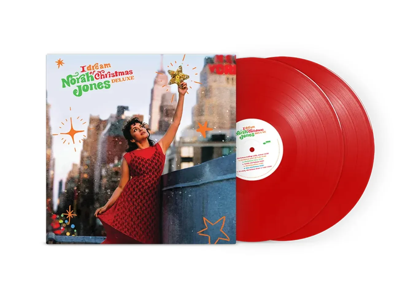 Виниловая пластинка Norah Jones – I Dream of Christmas (Deluxe Edition, 2 LP, красный винил) (Релиз 2022)