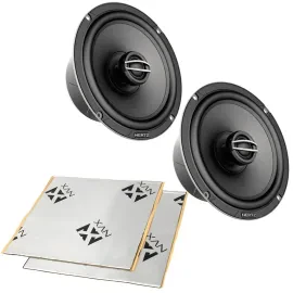 Hertz CPX 165 190W RMS 6.5" Coaxial Car Speakers w/ Sound Damping