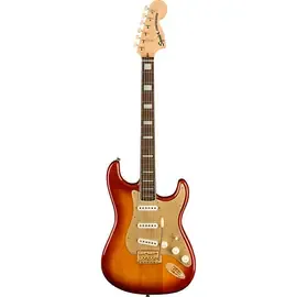 Электрогитара Squier by Fender 40th Anniversary Stratocaster Laurel FB Sienna Sunburst Gold Edition