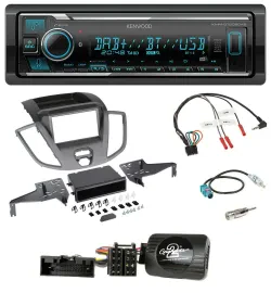Kenwood Bluetooth Lenkrad DAB USB Autoradio für Ford Transit V363 15-18 ohne Dis