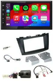 Kenwood Lenkrad USB DAB 2DIN Bluetooth Autoradio für Suzuki Swift ab 2011