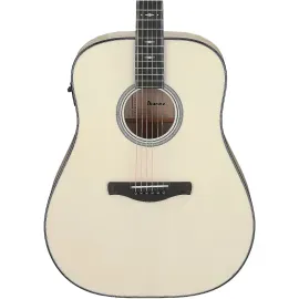 Ibanez AAD371E Advanced Dreadnought Acoustic-Electric Guitar, Antique White