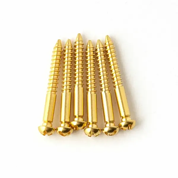 Саморезы для крепления бриджа PRS Tremolo Bridge Screws Gold