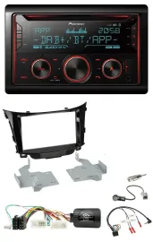 Pioneer 2DIN DAB Lenkrad Bluetooth USB CD Autoradio für Hyundai i30 2012-2017
