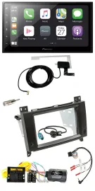 Pioneer USB Lenkrad 2DIN Bluetooth DAB Autoradio für Mercedes Vito W447 Audio 10
