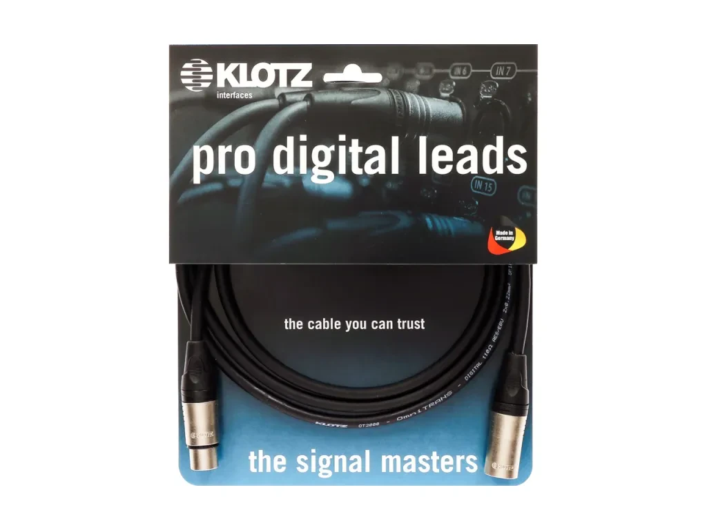 D2-3X1K1-10.0 Кабель AES & DMX, 10м, Klotz