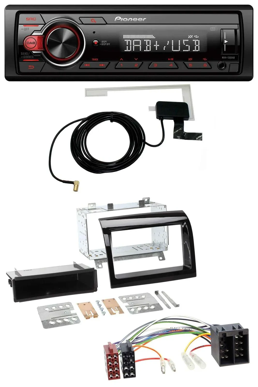 Автомагнитола для Peugeot Boxer, Citroen Jumper, Fiat Ducato Pioneer 1-DIN MP3 DAB USB AUX