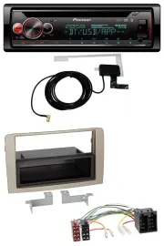 Pioneer DAB CD MP3 USB Bluetooth Autoradio für Lancia Musa (ab 2005)