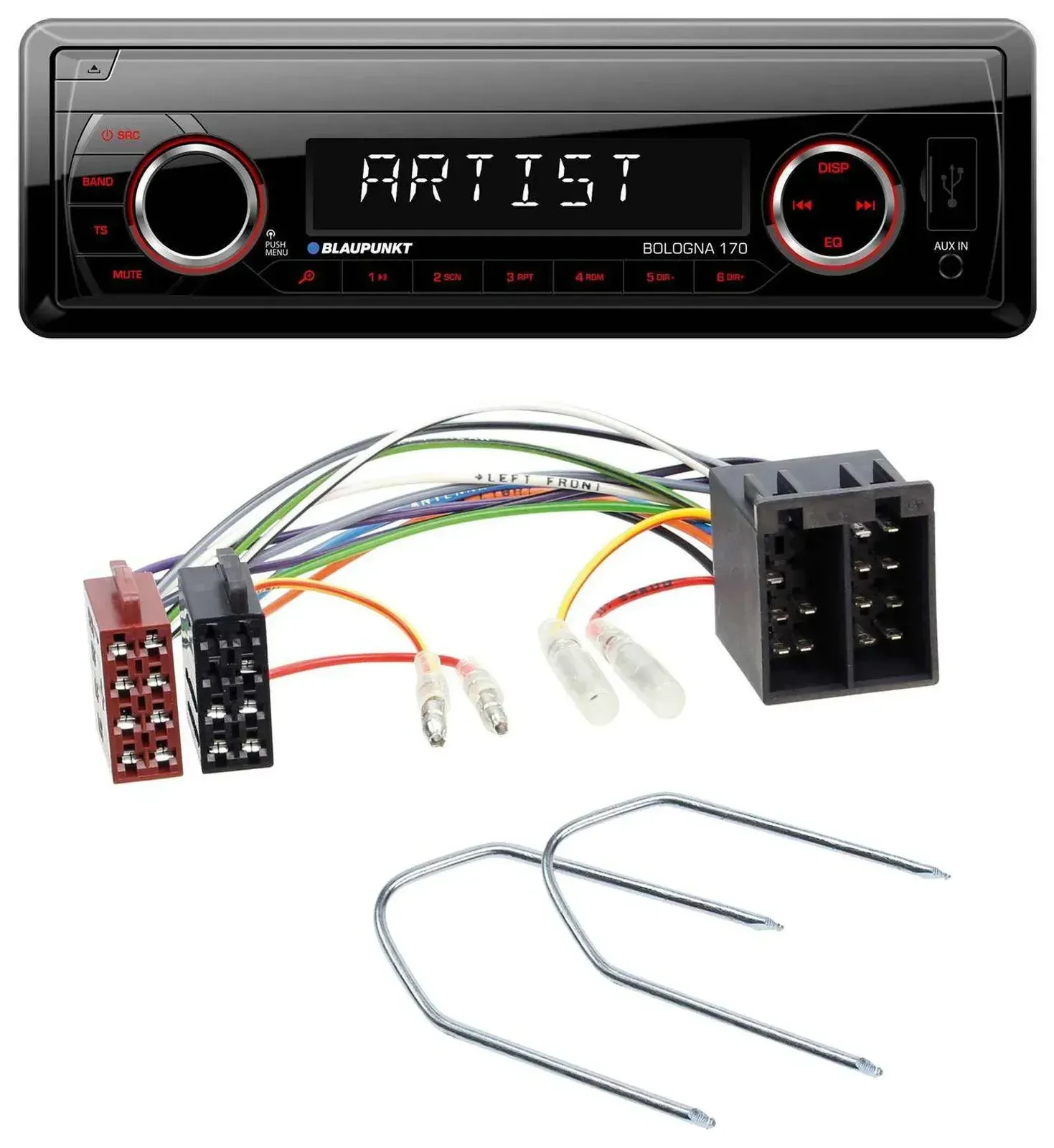 Blaupunkt SD USB 1DIN MP3 AUX Autoradio für VW Passat B2/B3/B4 85-97 Golf 3 III