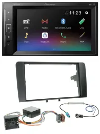 Pioneer DAB MP3 2DIN Bluetooth USB Autoradio für Audi A3 06-12 8P Infinity Aktiv