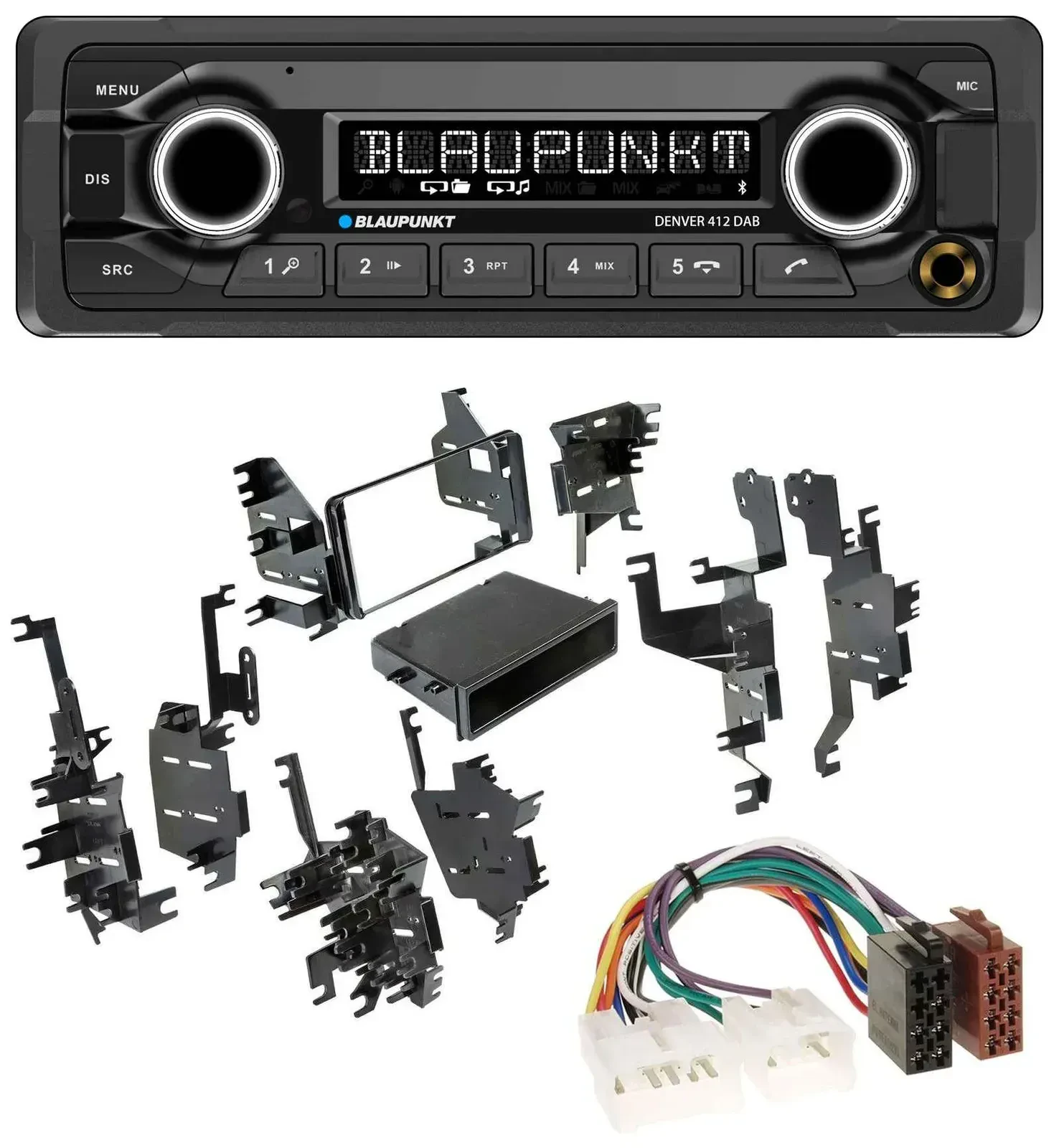 Blaupunkt Bluetooth DAB MP3 USB Autoradio für Toyota Highlander Matrix RAV 4