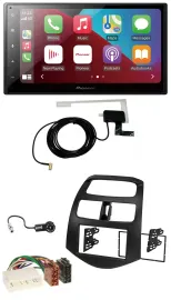 Pioneer USB Bluetooth DAB MP3 2DIN Autoradio für Chevrolet Spark KLM 2012-2013