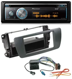Автомагнитола Pioneer DAB, CD, MP3, USB, Bluetooth для Seat Ibiza (с 2008), черный