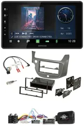 Kenwood Lenkrad Bluetooth USB DAB Autoradio für Honda Jazz ab 2014 silber