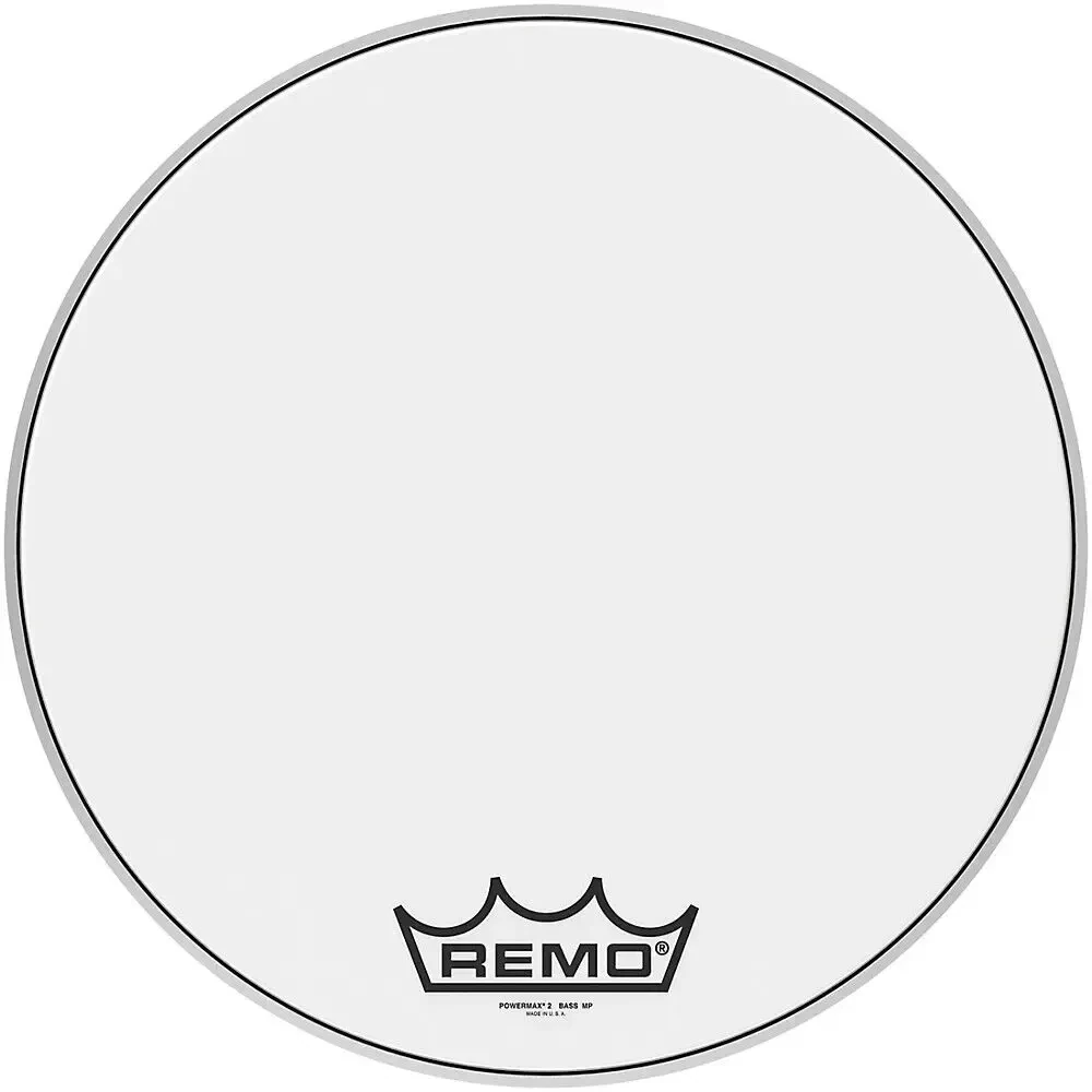 Пластик для барабана Remo Powermax 2 Ultra White Crimplock Bass 20 in.