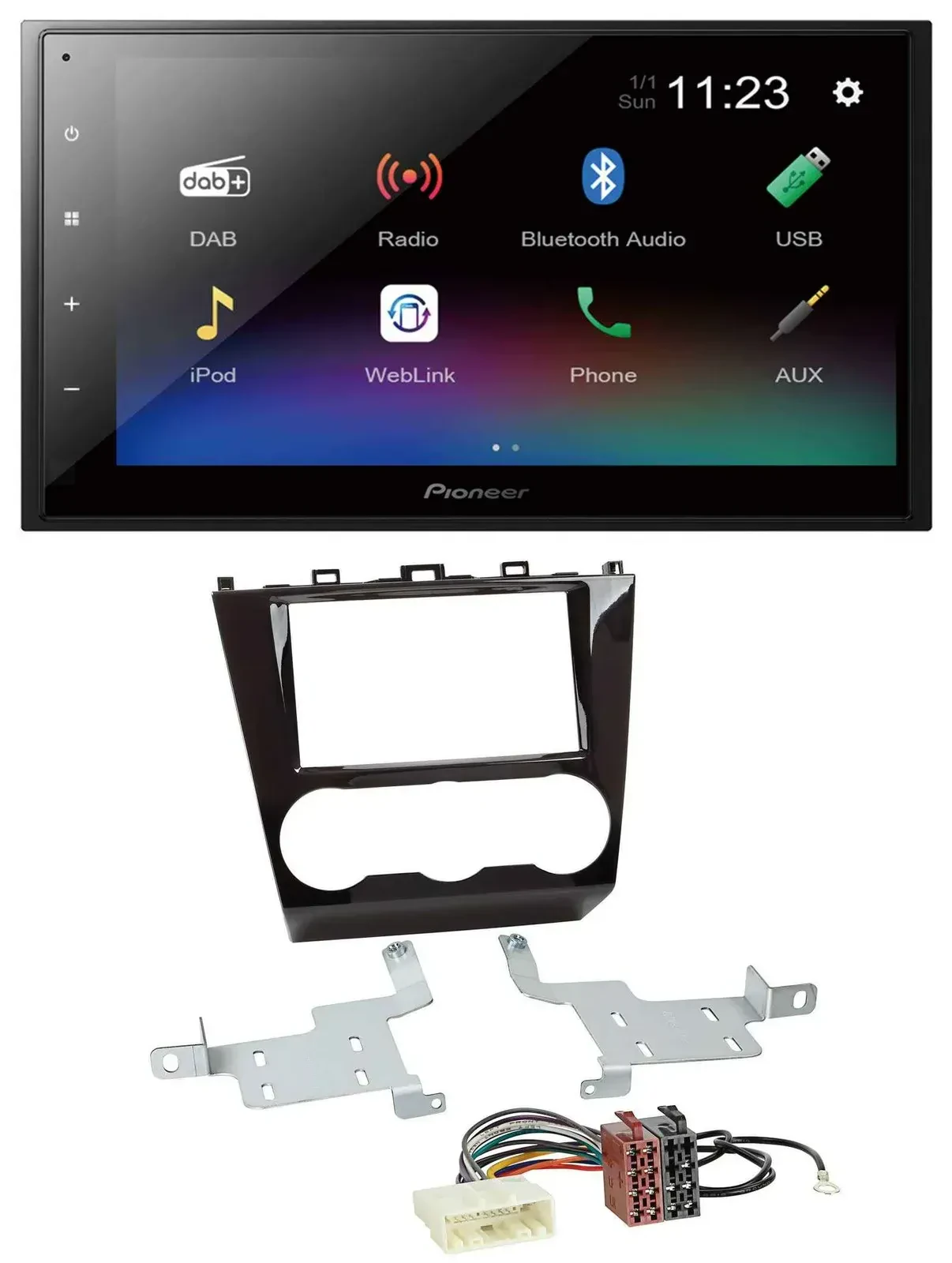 Автомагнитола для Subaru Forester Pioneer 2DIN, USB, Bluetooth, DAB, MP3