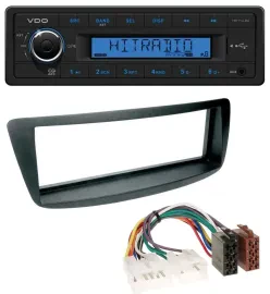 Автомагнитола для Toyota Aygo (AB1, 2005–2014) VDO 1-DIN, USB, AUX, MP3
