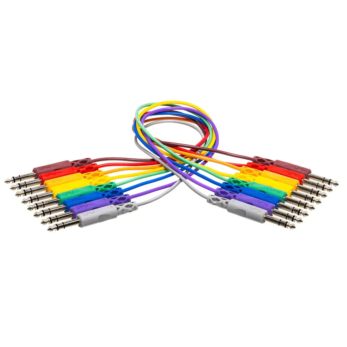 Коммутационный кабель Hosa Technology CSS-890 Mix Color 1 м (8 штук)