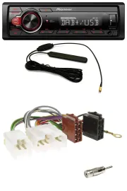 Pioneer MP3 DAB 1DIN AUX USB Autoradio für Nissan Almera N15 (1995-2000)