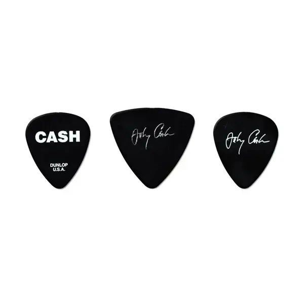 Медиаторы Dunlop JCPT02H Johnny Cash Legend, 6 штук в коробочке, 1 мм