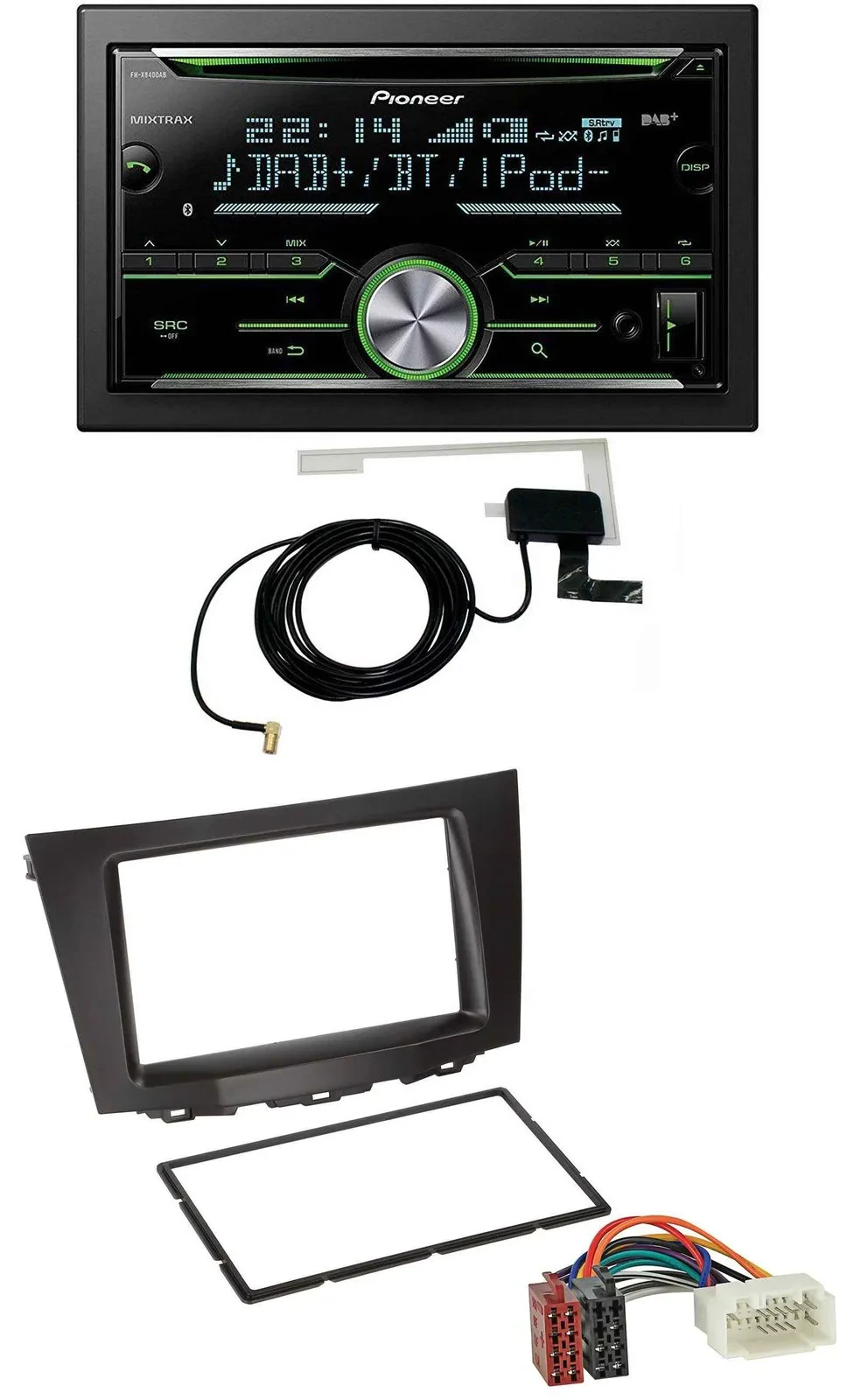 Автомагнитола Pioneer 2-DIN CD/USB/MP3, Bluetooth, DAB для Suzuki Kizashi (с 2009)