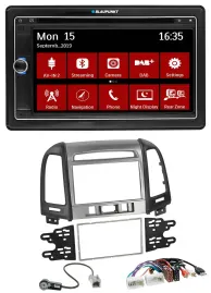Blaupunkt Bluetooth DAB 2DIN USB DVD MP3 Autoradio für Hyundai Santa Fe USB AUX