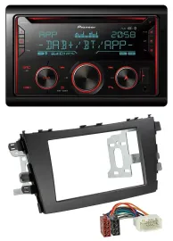 Pioneer 2DIN DAB MP3 Bluetooth USB CD Autoradio für Suzuki Celerio LF ab 2014
