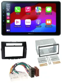 Pioneer Bluetooth 2DIN USB MP3 DAB Autoradio für Toyota Corolla 04-09 Verso schw