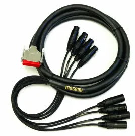 Мультикор Mogami GOLD AES TD DB25 XLR-50 Black 4.5 м
