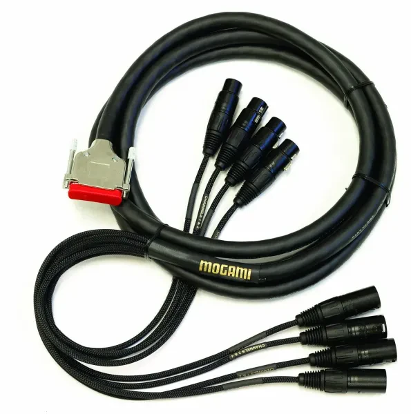 Мультикор Mogami GOLD AES TD DB25 XLR-50 Black 4.5 м
