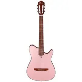 Классическая гитара с подключением Ibanez FRH10NRGF Thinline Rose Gold Metallic