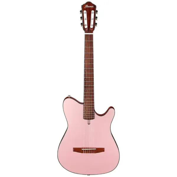 Классическая гитара с подключением Ibanez FRH10NRGF Thinline Rose Gold Metallic