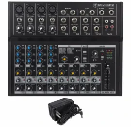Mackie Mix12FX 12-Ch. Compact Soundboard Mixing Console Mixer For Church/School