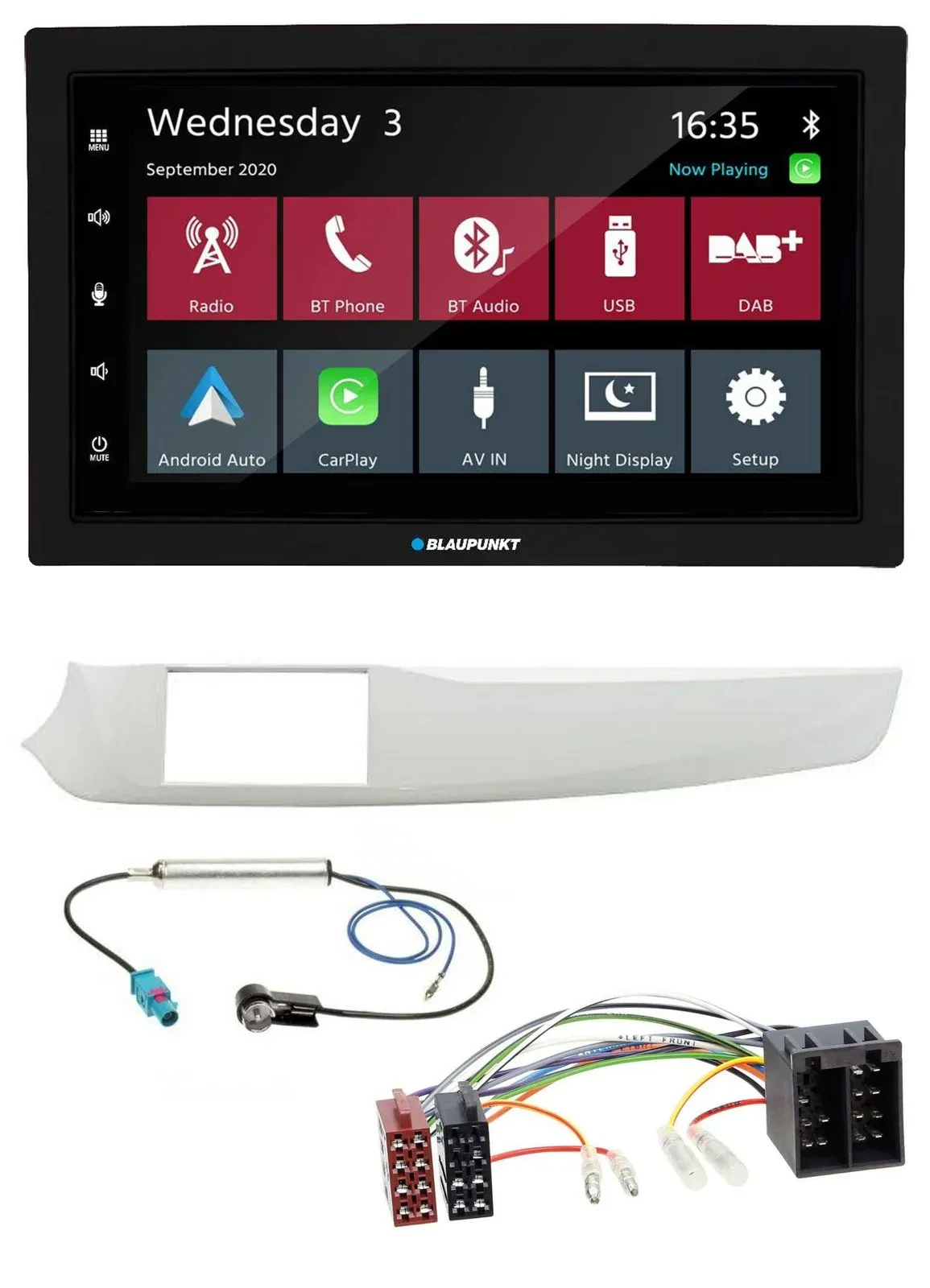 Автомагнитола для Alfa Romeo Giulietta Blaupunkt 2DIN, DAB, Bluetooth, USB, MP3