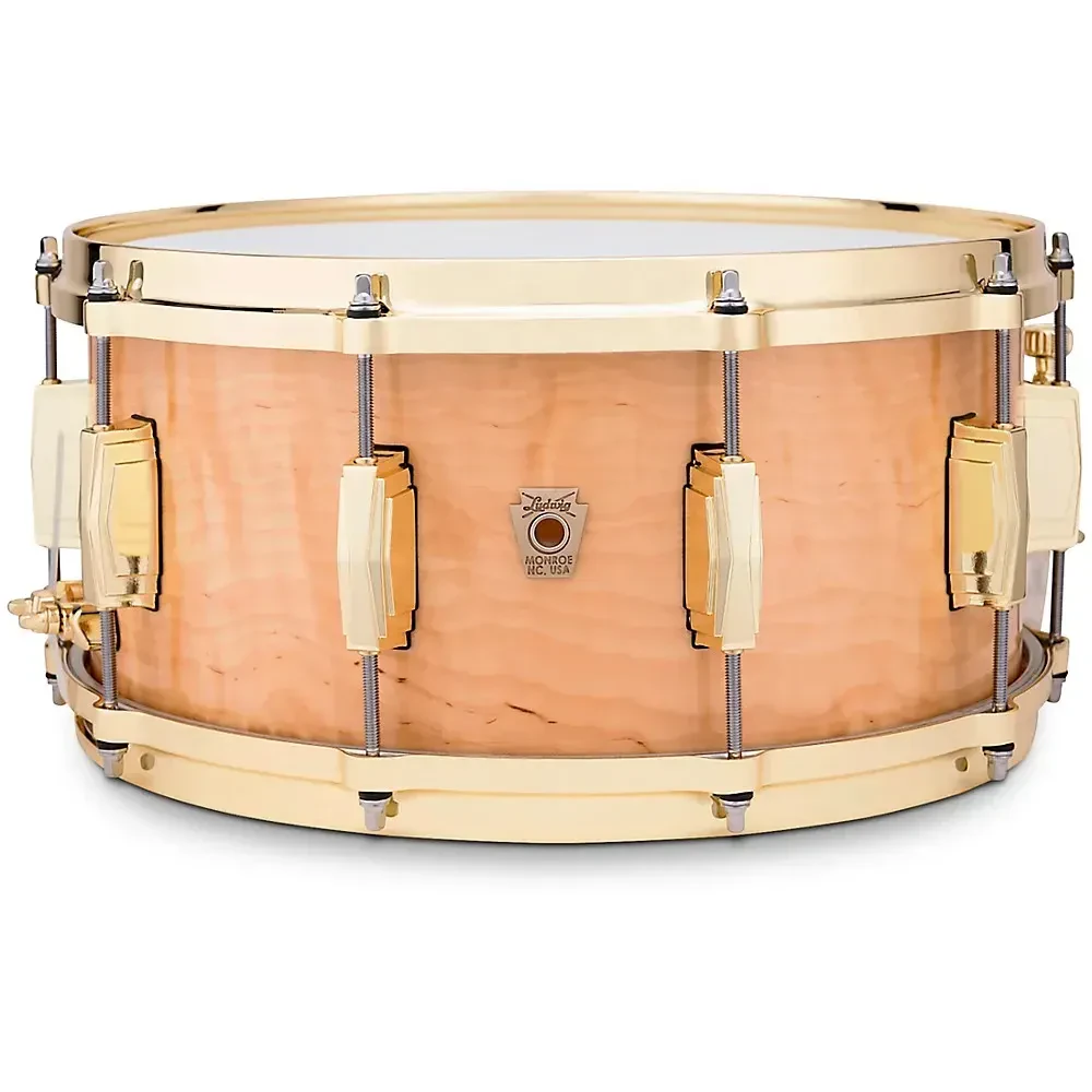 Малый барабан Ludwig Limited Edition Maple Exotic Steinway Crown Jewel Veneer 14x6.5 Iced Birch