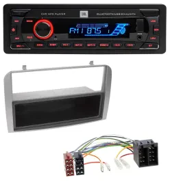 JBL AUX MP3 USB Bluetooth SD Autoradio für Alfa Romeo 147 GT silber Ablagefach
