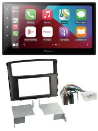 Pioneer USB MP3 DAB 2DIN Bluetooth Autoradio für Mitsubishi Pajero Shogun ab 14