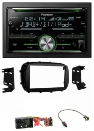 Pioneer Bluetooth MP3 DAB 2DIN USB CD Autoradio für Fiat 500X (ab 2015)